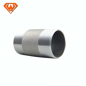 Long thread carbon steel nipples